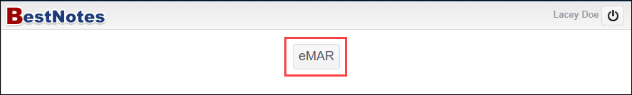 eMAR button