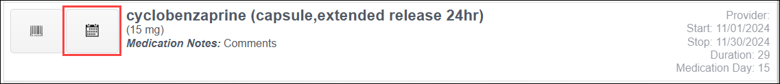 MedPass Configuration button