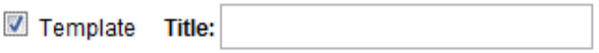 Auth Template checkbox
