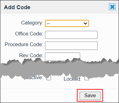 Screenshot showing the Save button.