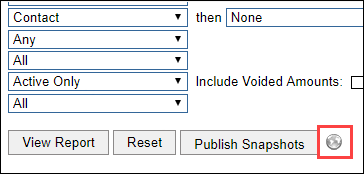 Portal icon on report