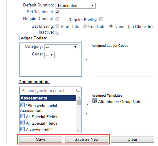 Save or Save as New button