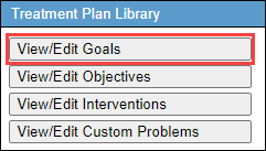 Screenshot showing the 'View/Edit Goals' button.