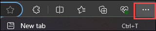 Microsoft Edge menu icon