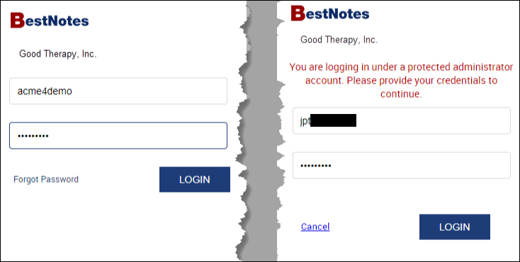 Independent Billing Service authentication flow