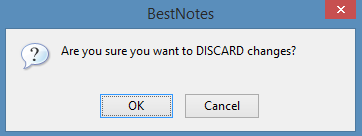 Group Note Close/Cancel prompt