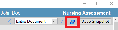 Screenshot showing the overwrite confirmation during admissions.