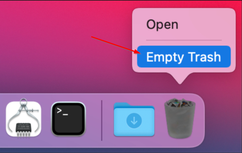 Screenshot of BestNotes uninstall process on MacOS