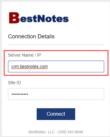 Screenshot showing