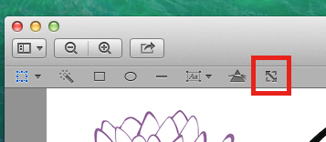 Screenshot of Preview Adjust Size dialog