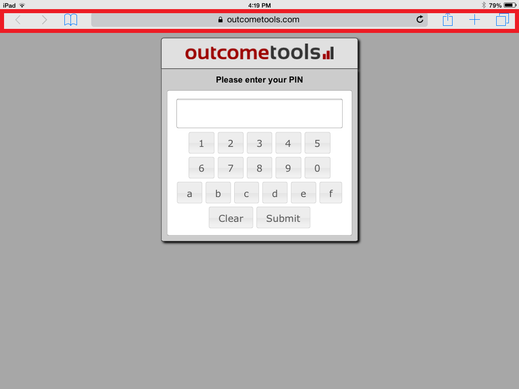 Disabling screen areas