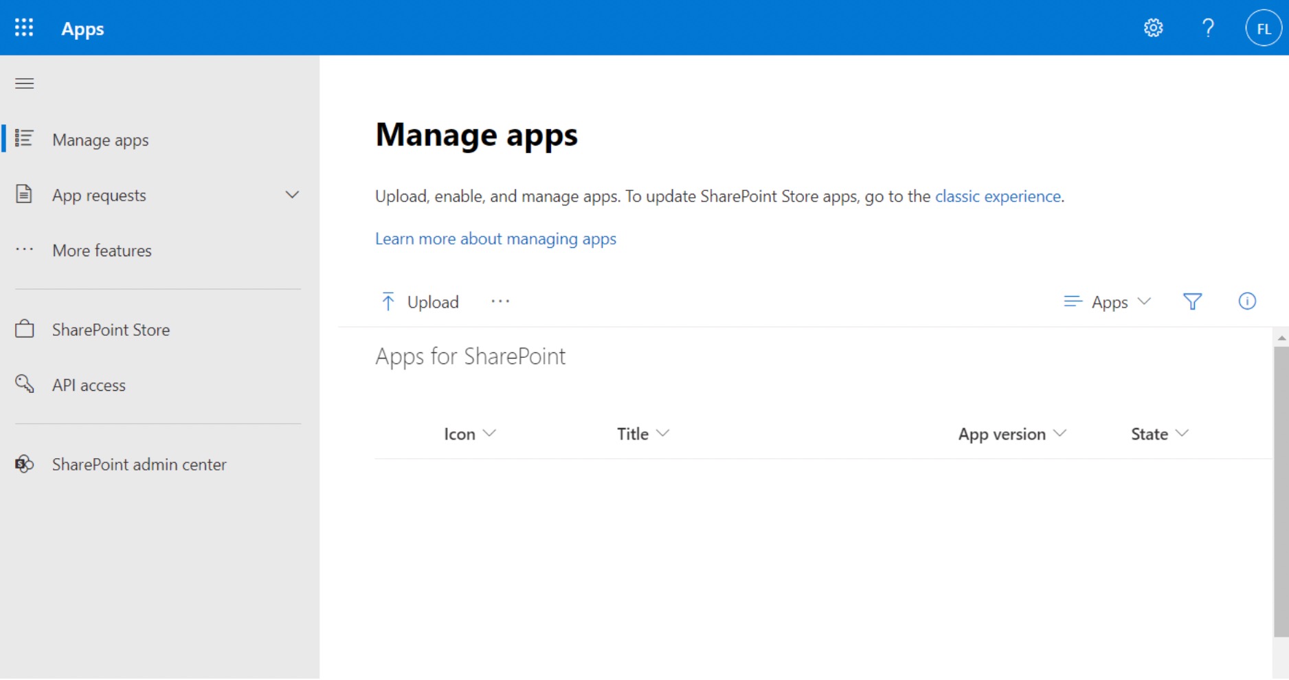 Installation Step 1 Upload ShortPoint App for Teams to Tenant App