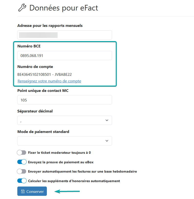 Mon numéro BCE / de compte a changé, que faire ? : Support