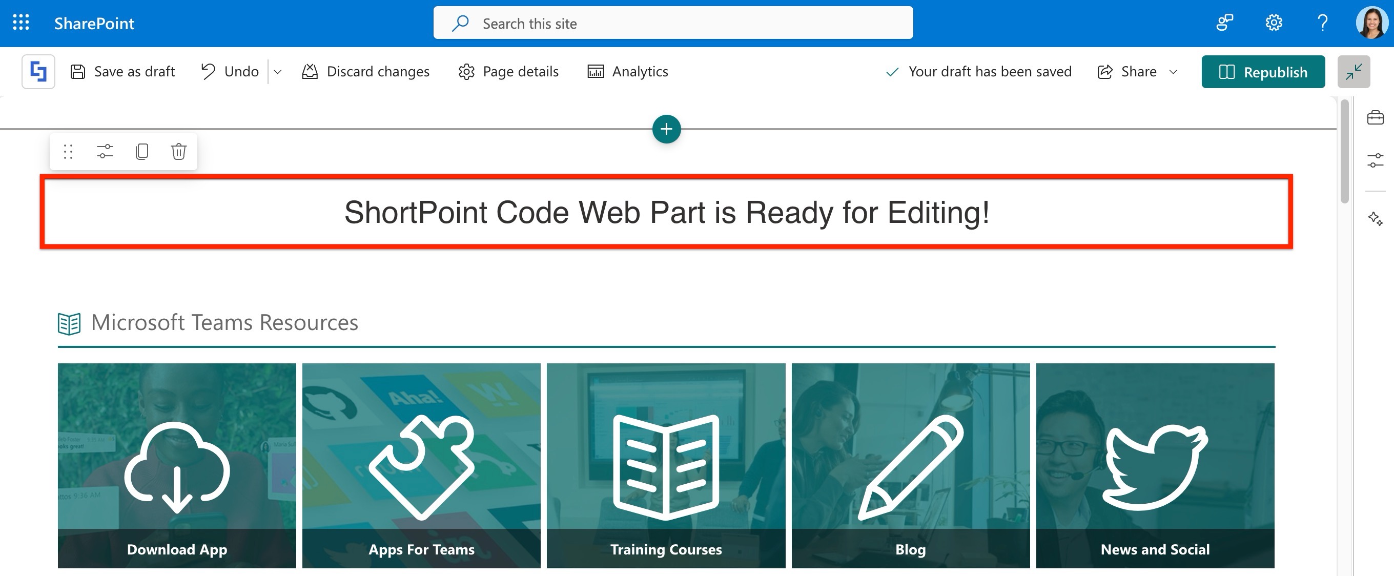 How To Insert JavaScript Code Into SharePoint Using The ShortPoint Code How To Insert JavaScript Code Into SharePoint Using The ShortPoint Code