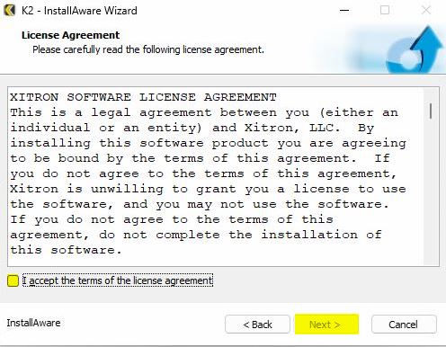 A screenshot of a software agreement

AI-generated content may be incorrect.