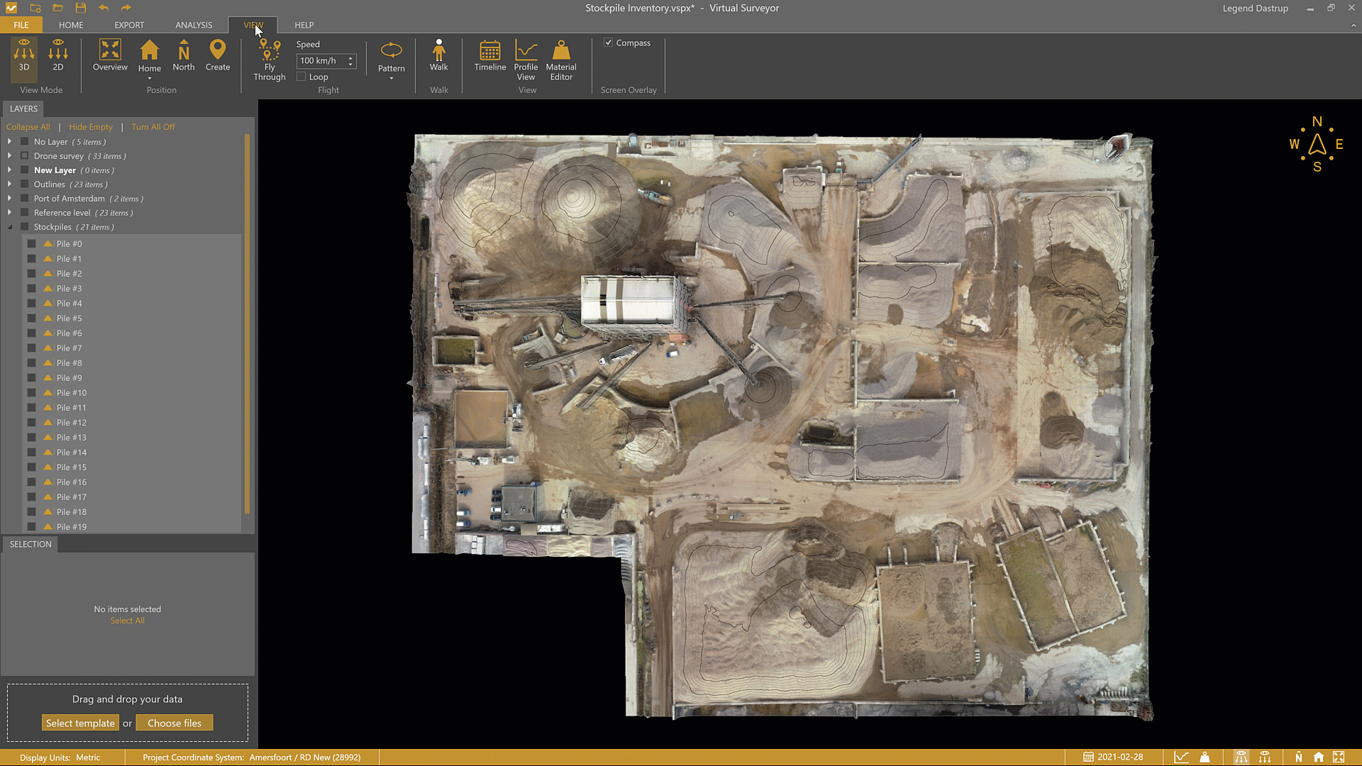 Open the Material Editor Panel