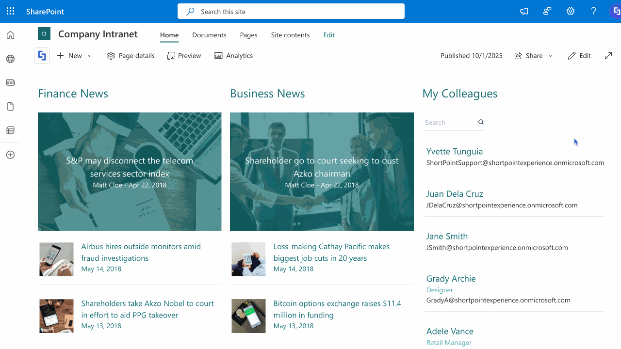 add search functionality to your list