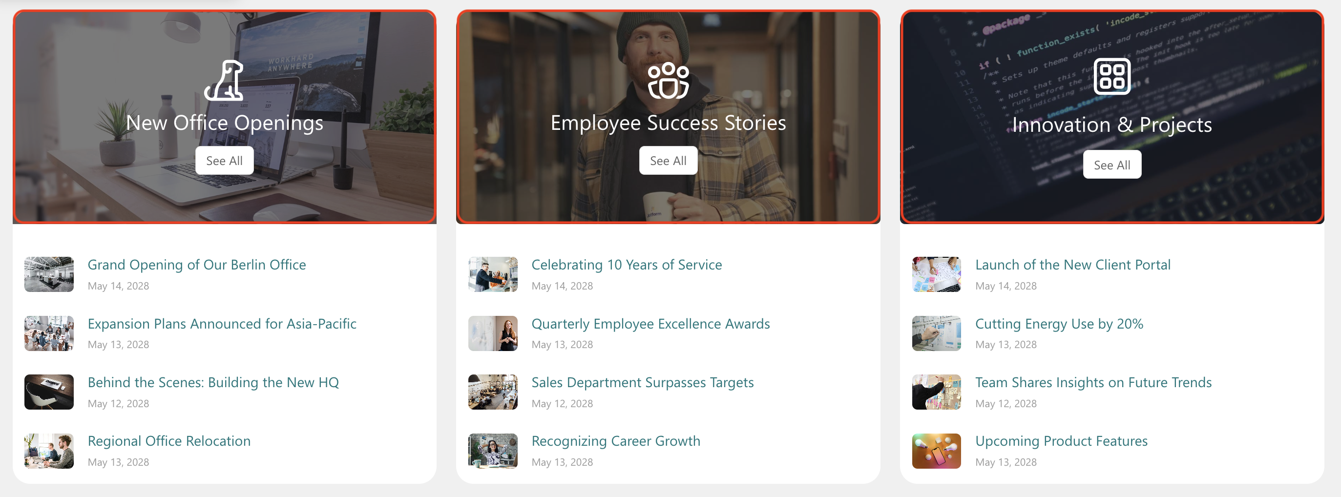 sample page with background