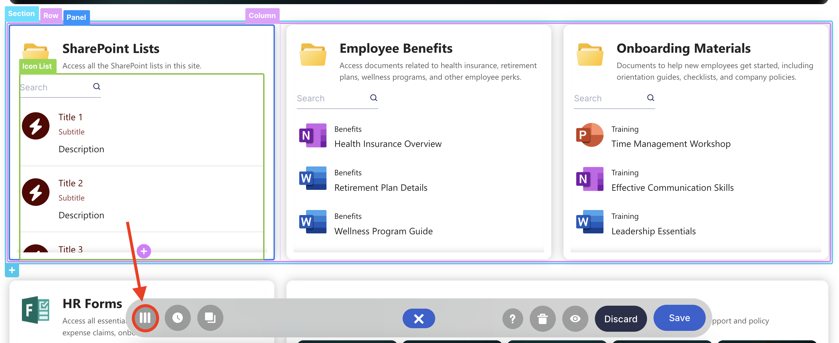 Switch to Grid Mode icon