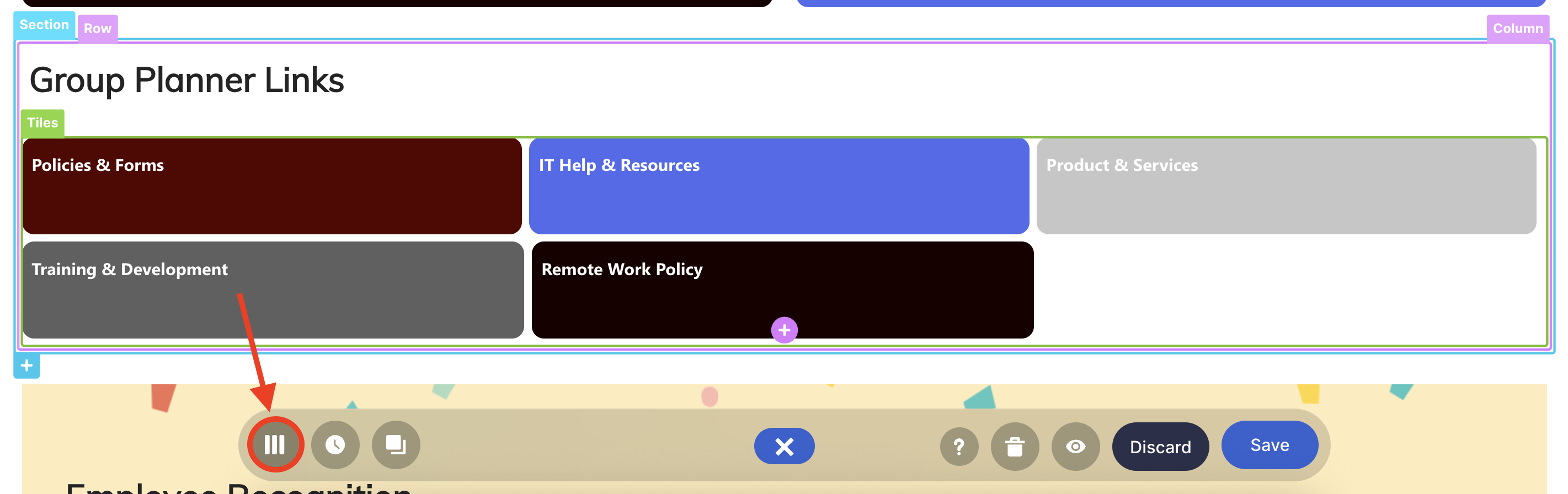 switch to grid mode icon