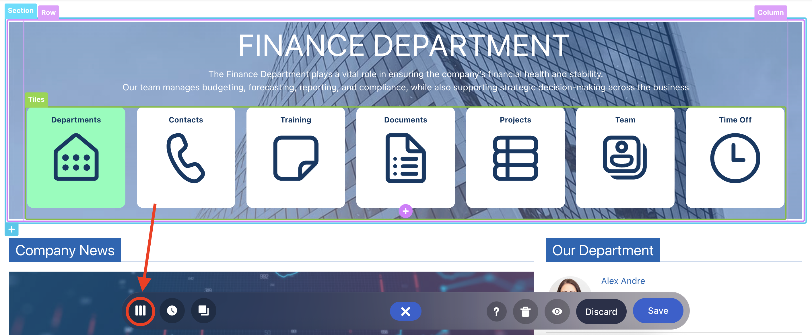 Switch to Grid Mode icon