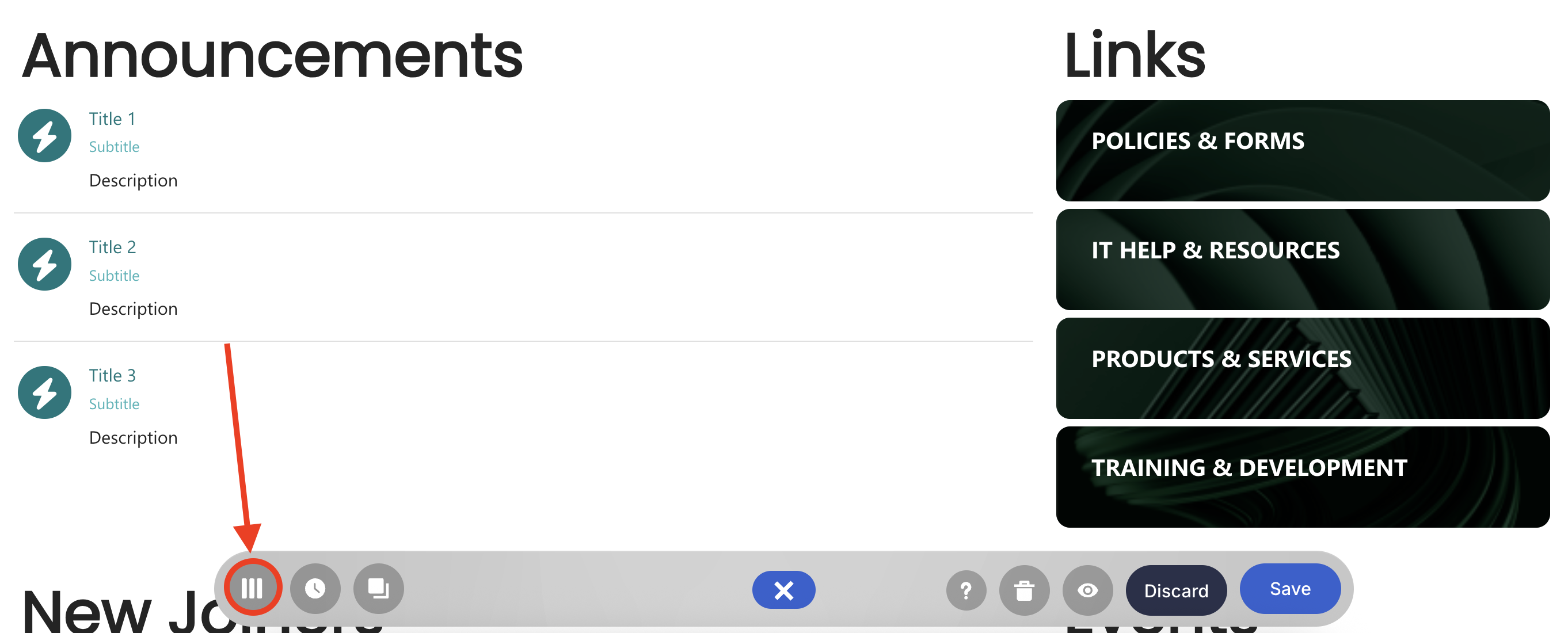 Switch to Grid Mode icon
