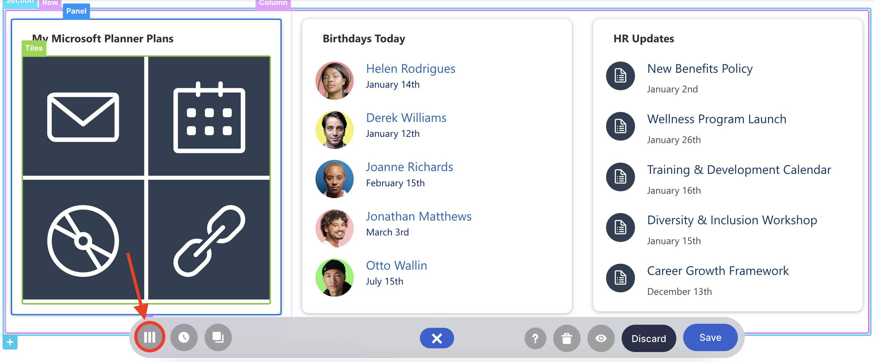 Switch to Grid Mode icon