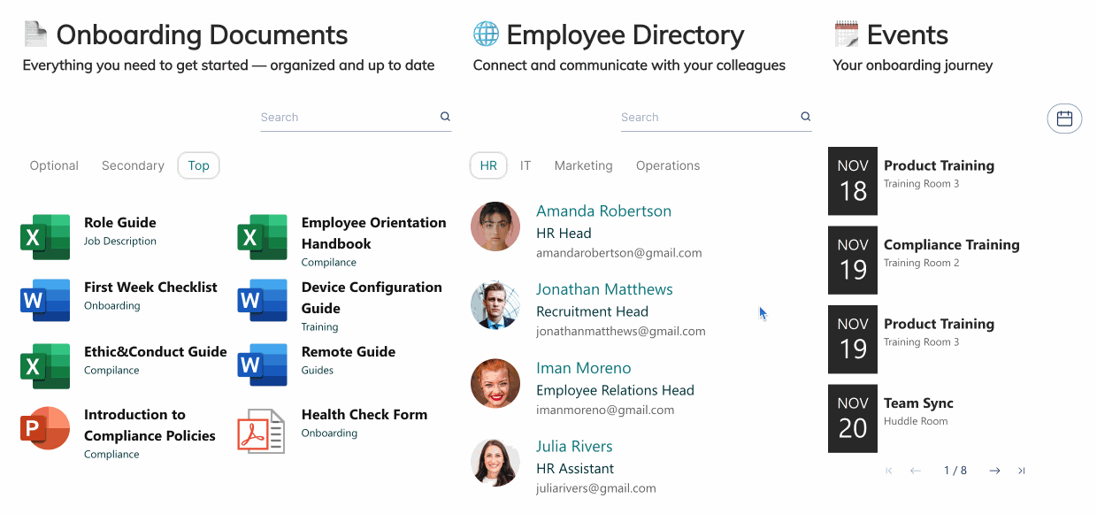 Search and Filter Date Filter Example
