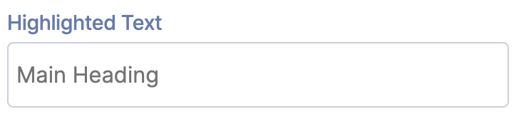 Highlighted Text
