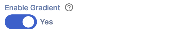 Enable gradient