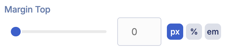 Margin Top
