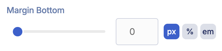Margin Bottom