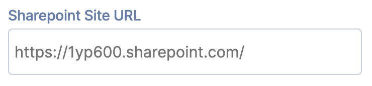SharePoint Site URL