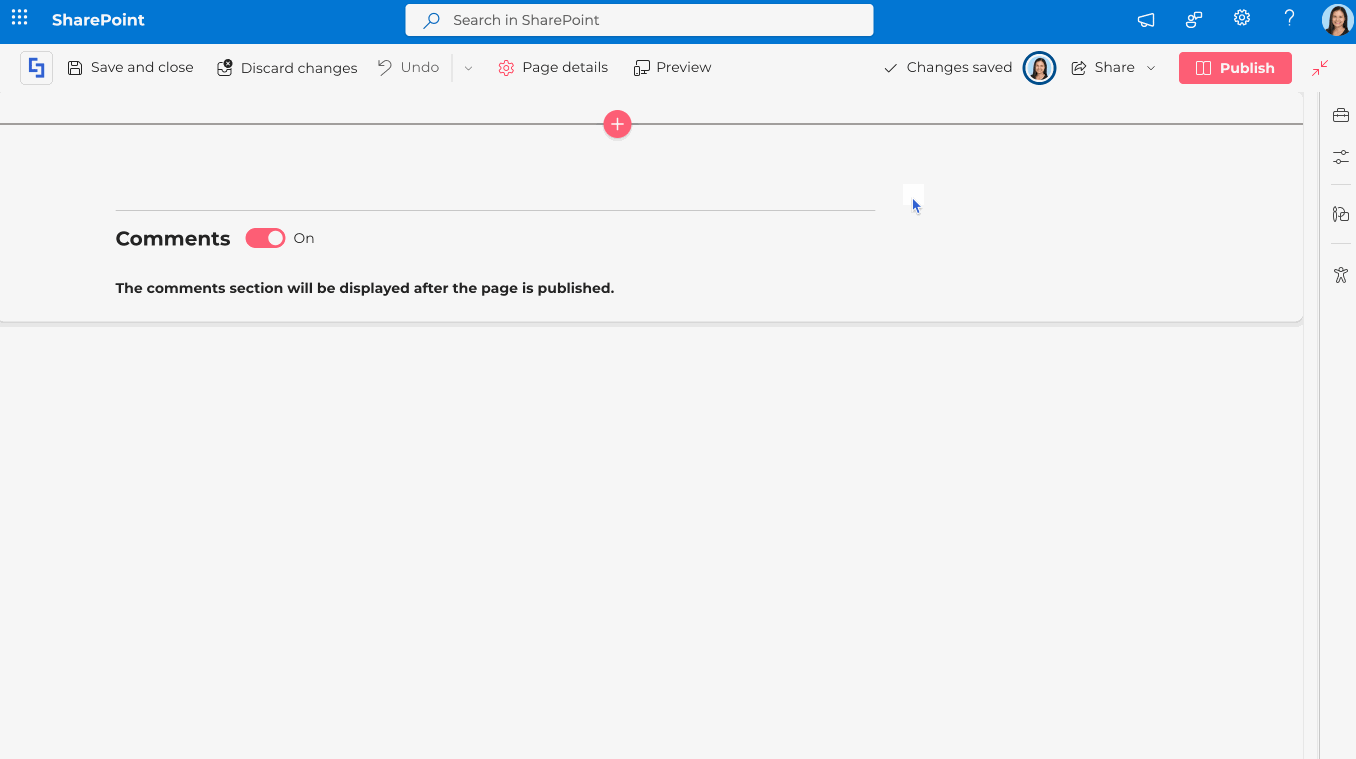 Add a ShortPoint web part to your page