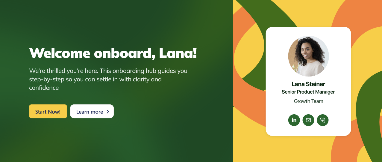 sample Dual Button Design Element