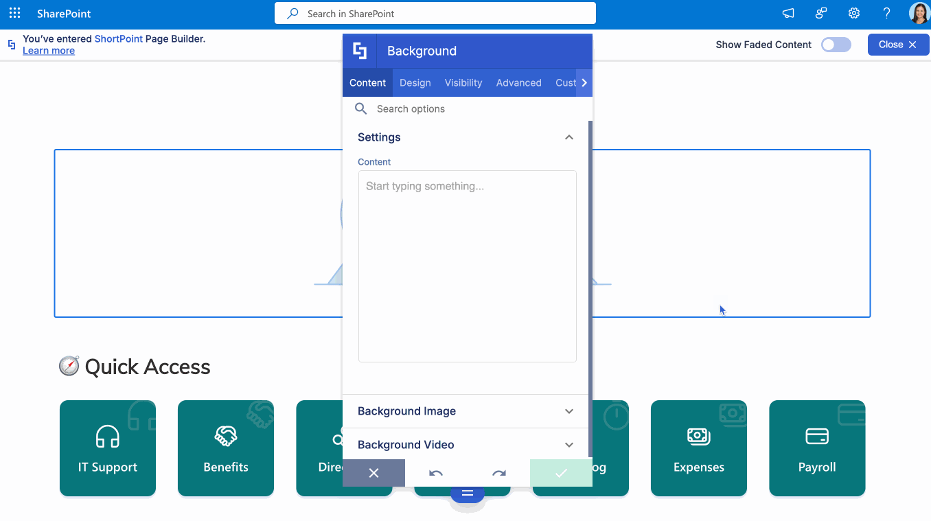 access ShortPoint Gallery