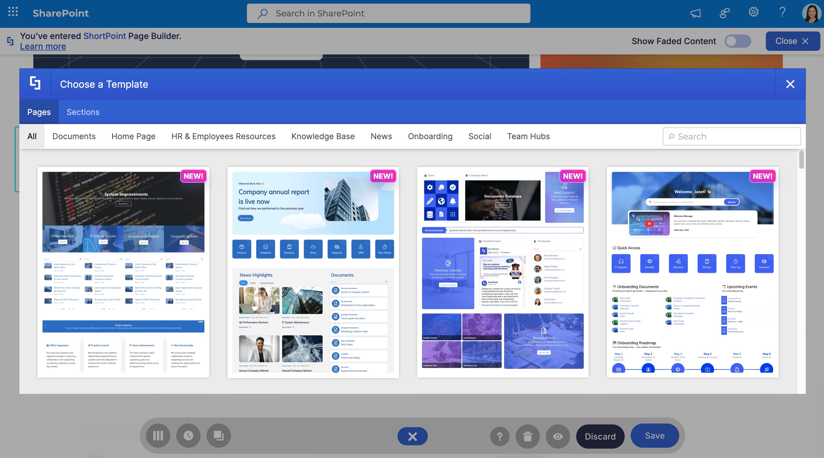 ShortPoint Templates Library