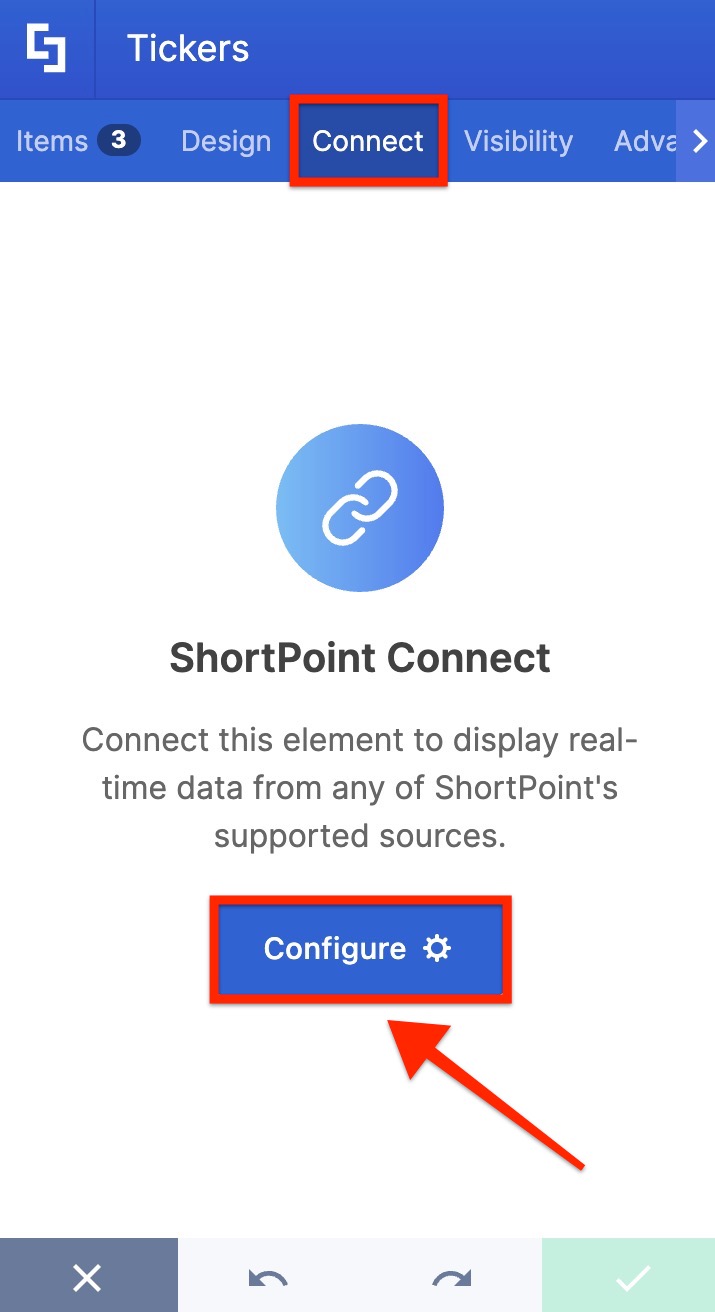 set up a connection for dynamic content