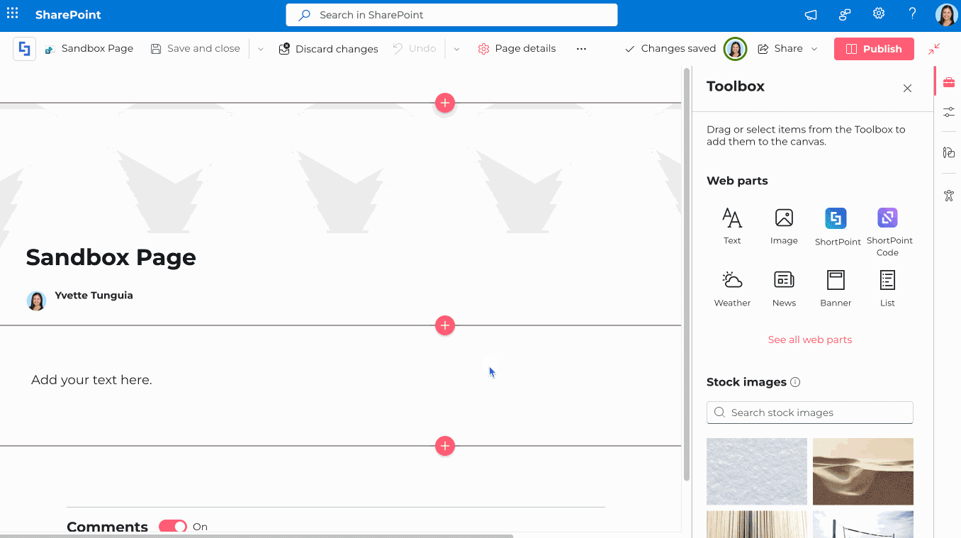 Insert the template with parts you want to copy