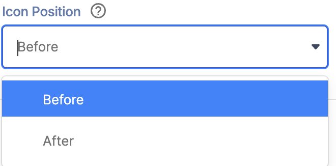 Icon Position