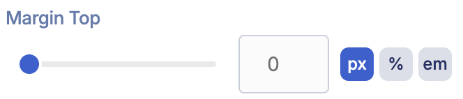 Margin Top