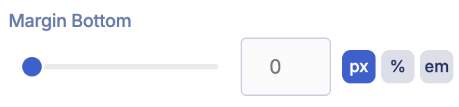 Margin Bottom