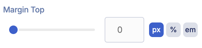 margin Top