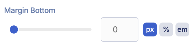 Margin Bottom