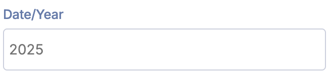 Date / Year
