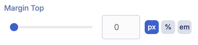 margin top