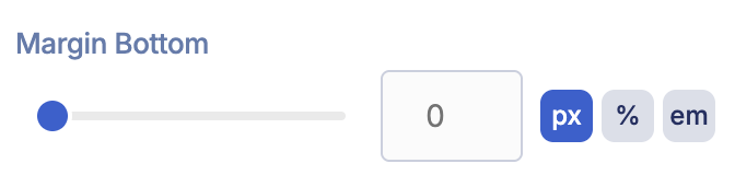 Margin Bottom