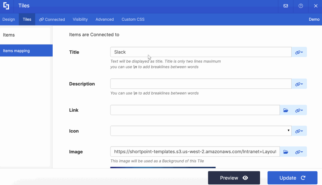 delete default content