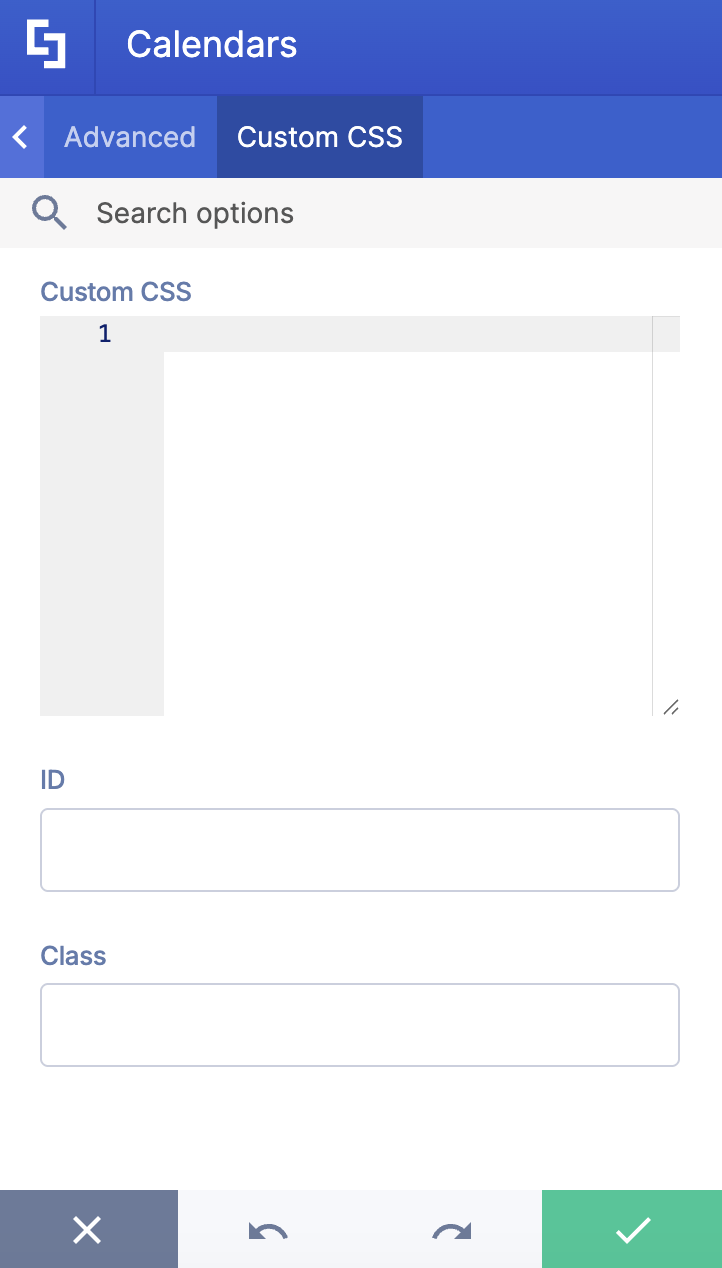 Custom CSS tab