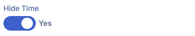 Hide Time